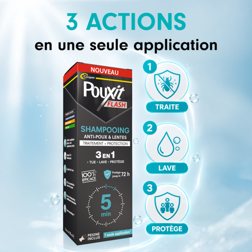 Flash Shampooing 3-en-1